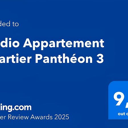 Studio Appartement Quartier Pantheon 3 Free Netflix Paříž Exteriér fotografie